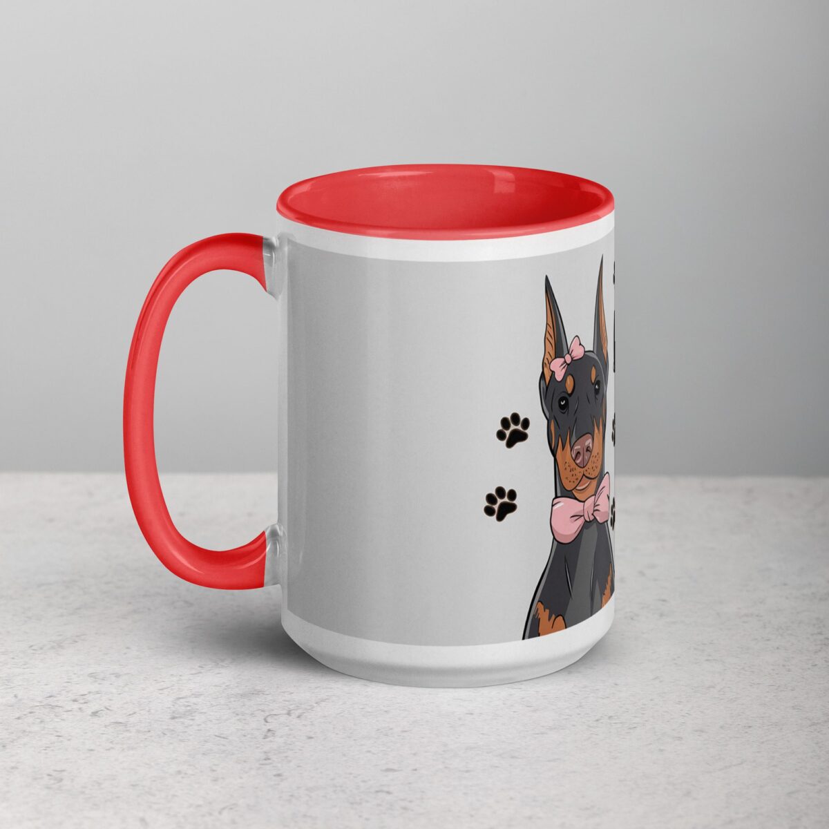 Doberman Hair, Don’t Care Coffee Mug - Image 11