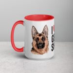 I ❤️ My German Shepherd Coffee Mug & Tea Cup - Image 11