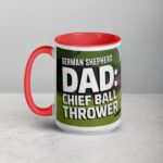 German Shepherd Dad: Chief Ball Thrower Mug - Image 11