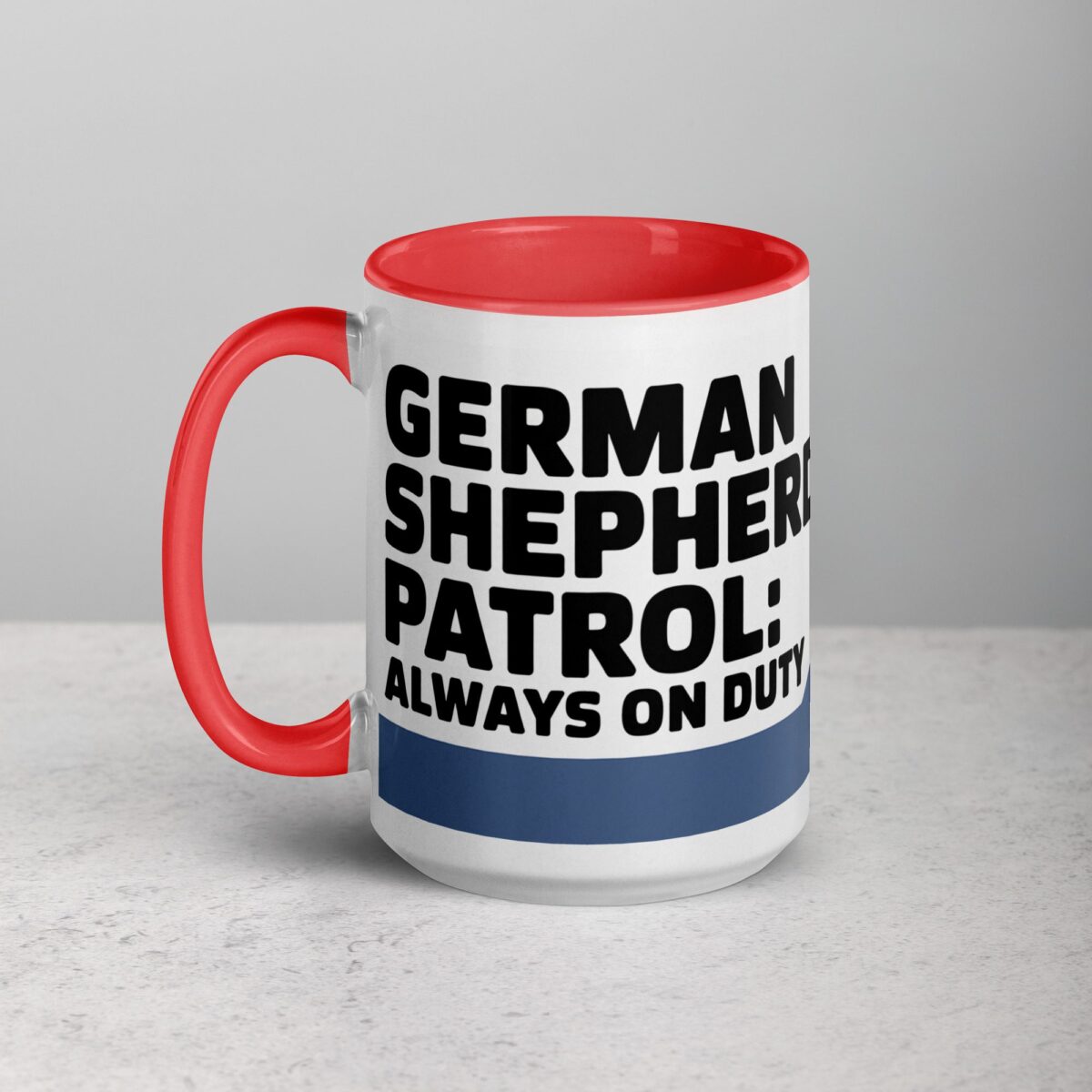 German Shepherd Patrol: Always on Duty Coffee Mug - Image 11