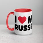 I ❤️ My Jack Russell Coffee Mug & Tea Cup - Image 11