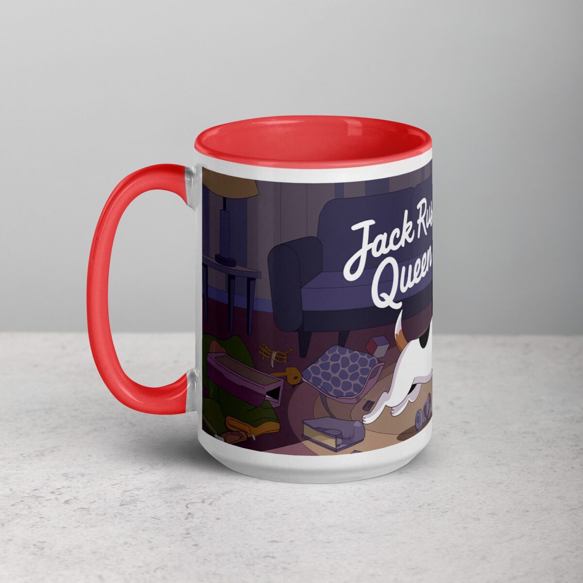 Jack Russell Mom: Queen of Chaos Coffee Mug - Image 11