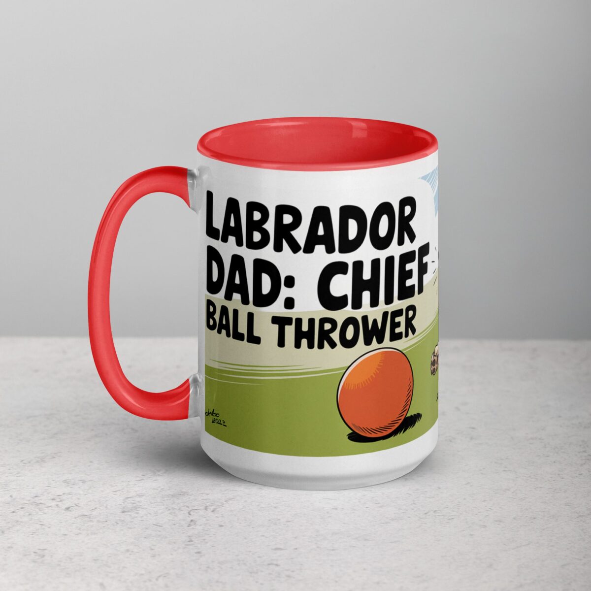 Labrador Dad: Chief Ball Thrower Coffee Mug - Image 11