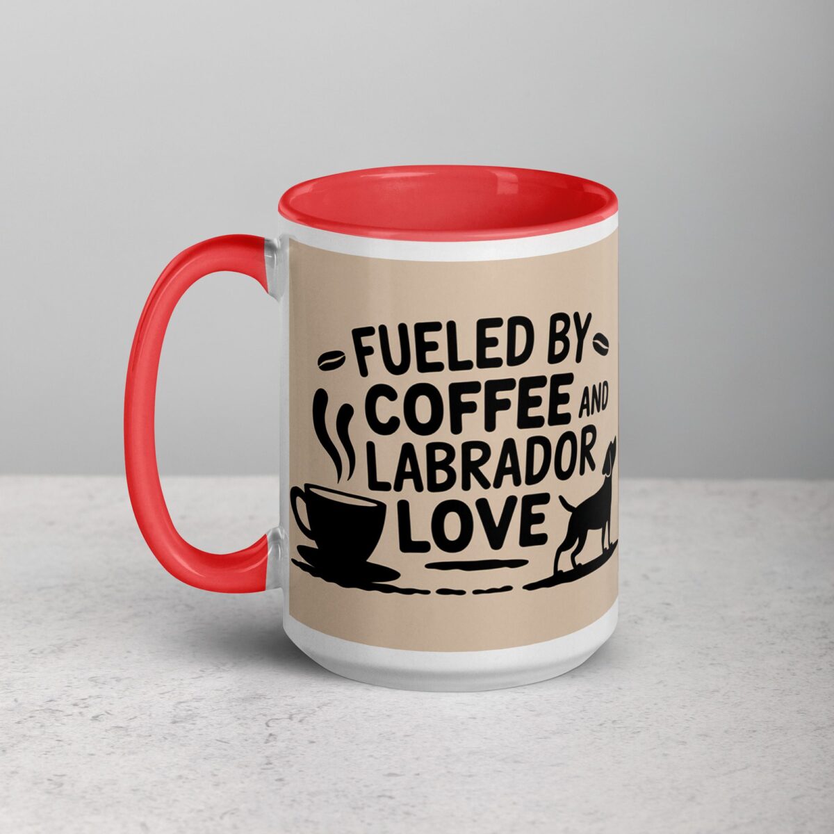 Fueled by Coffee and Labrador Love Mug - Image 11