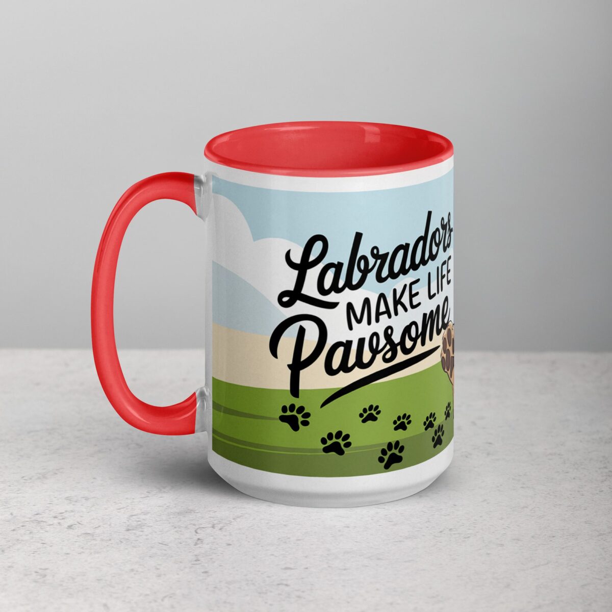 Labradors Make Life Pawsome Coffee Mug - Image 11