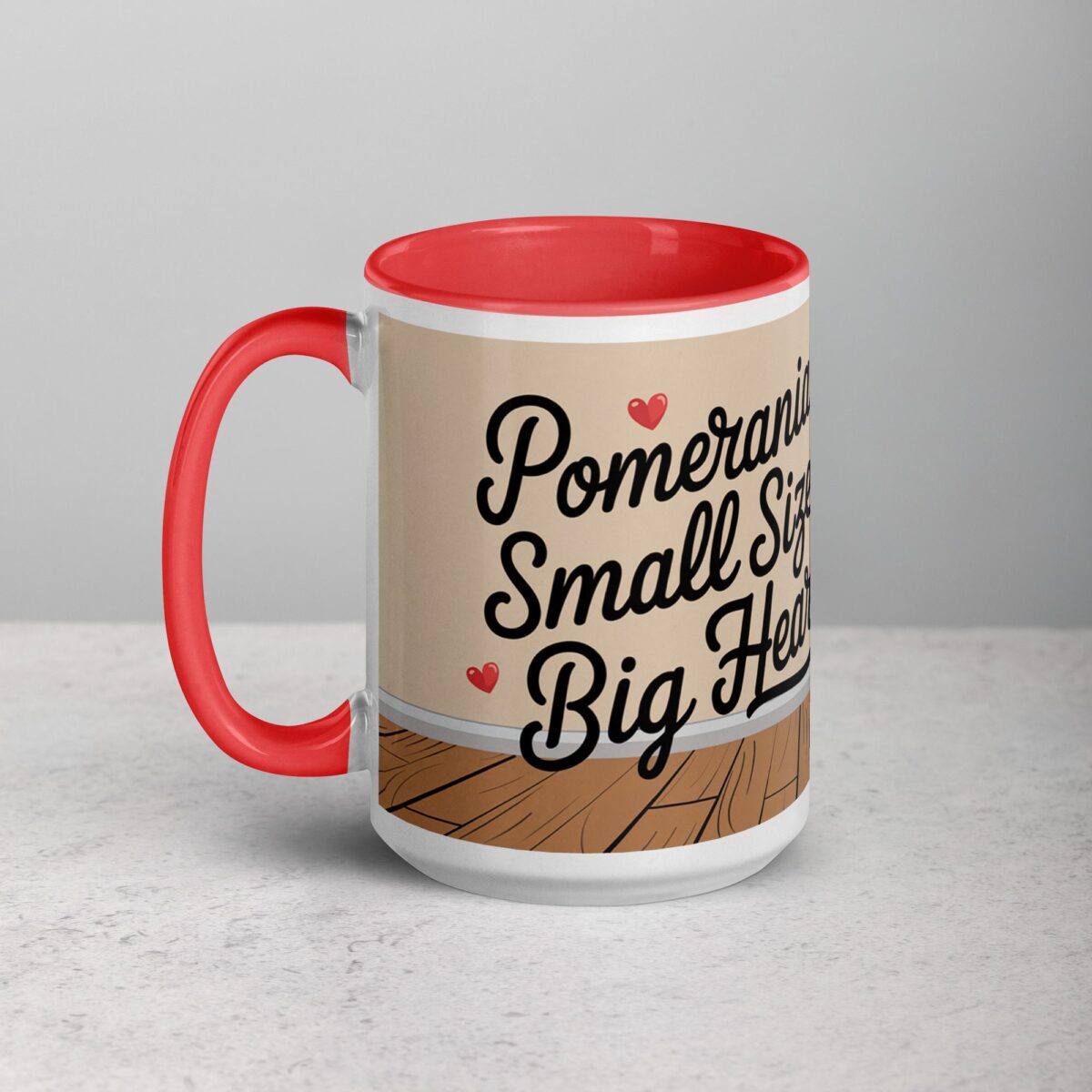 Pomeranians: Small Size, Big Heart Coffee Mug - Image 11