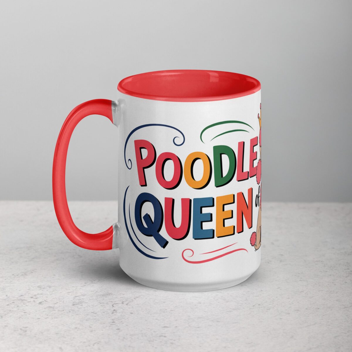 Poodle Mom: Queen of Curls Coffee Mug - Image 11