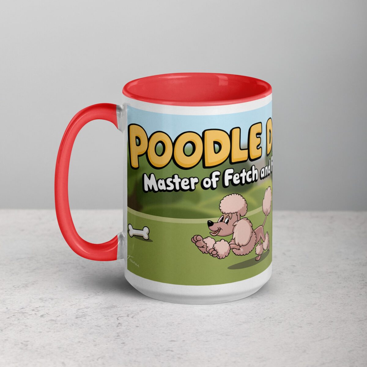 Poodle Dad: Master of Fetch and Fluff Coffee Mug - Image 11