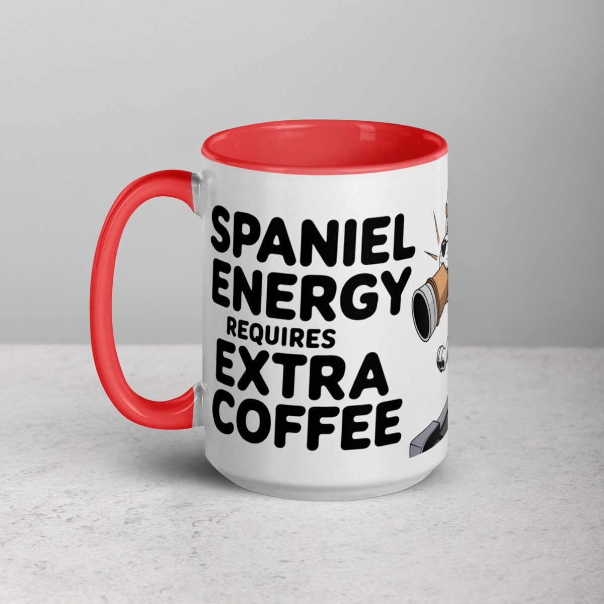 Spaniel Energy Requires Extra Coffee Mug - Image 11