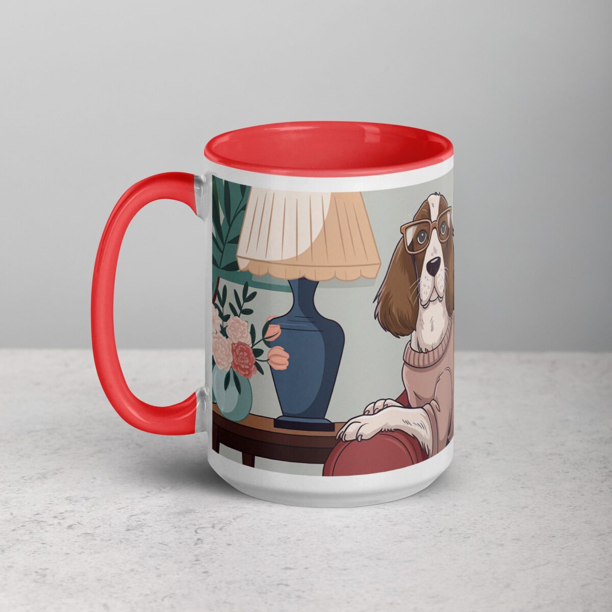 My Spaniel Is My Therapist Coffee Mug - Image 11