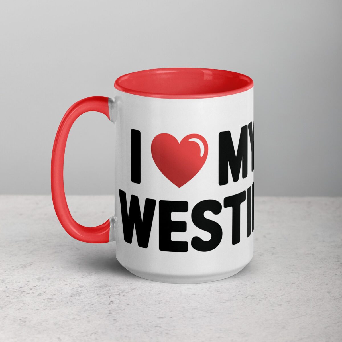 I ❤️ My Westie Coffee Mug & Tea Cup - Image 11