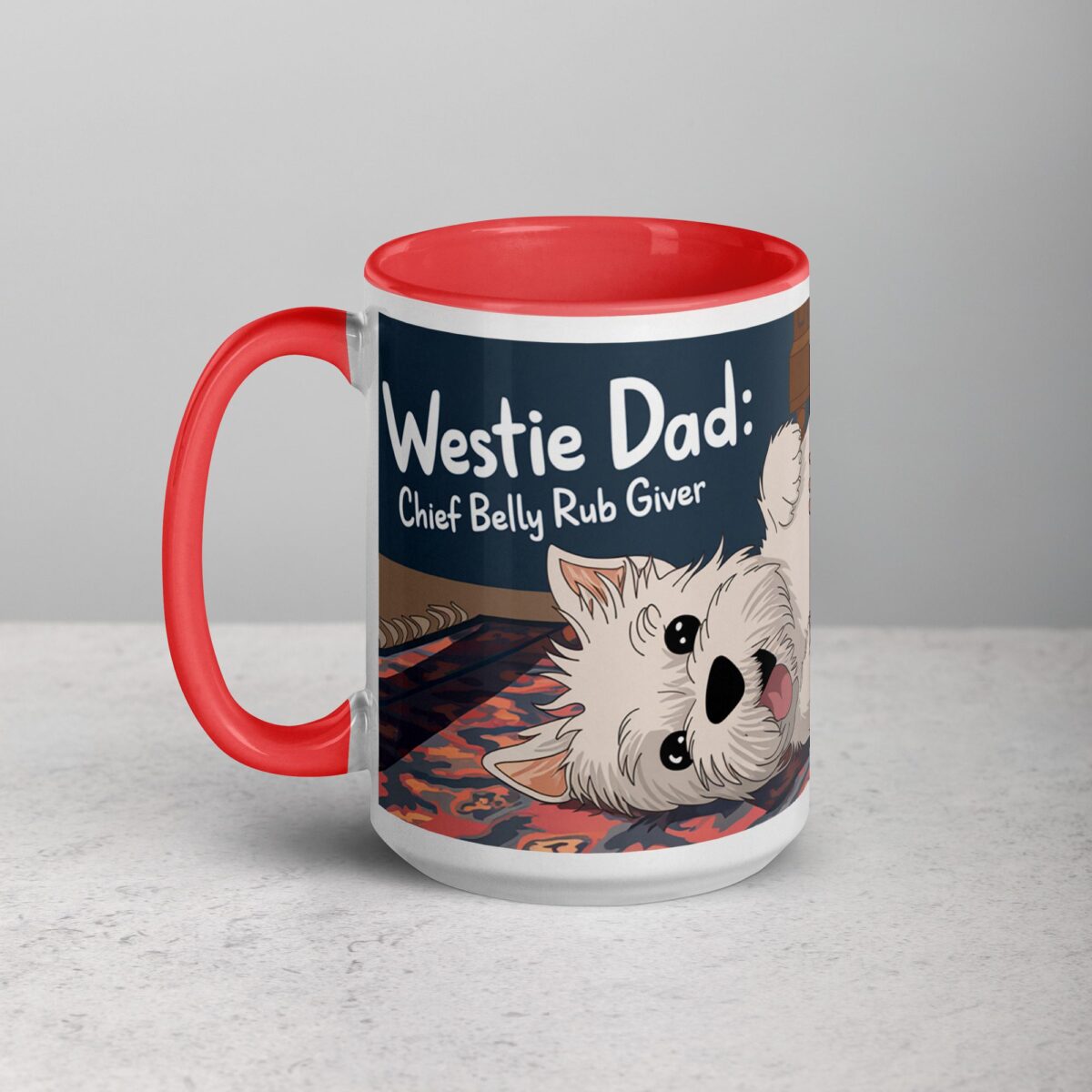 Westie Dad: Chief Belly Rub Giver Coffee Mug - Image 11