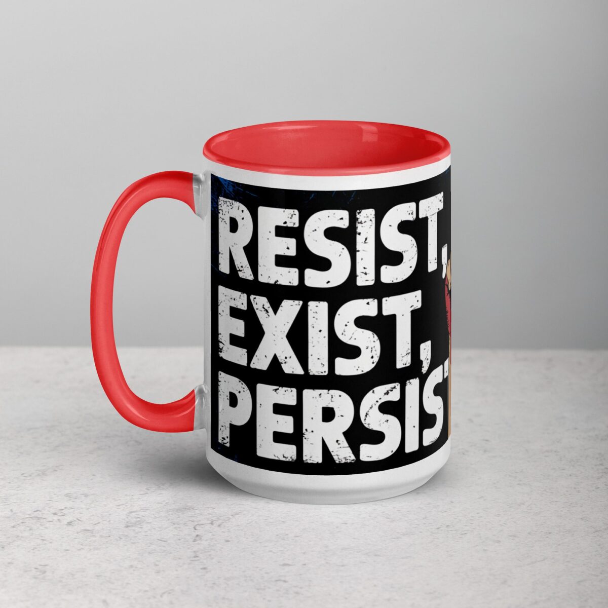 Resist, Exist, Persist Palestine Mug - Image 11