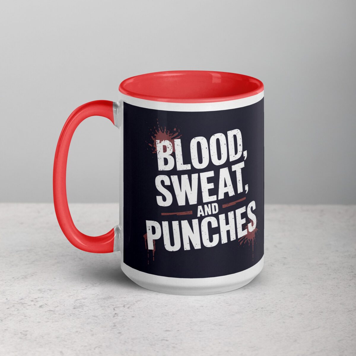 Blood, Sweat, and Punches Boxing Mug - Image 11