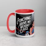 Punching Above My Weight Class Boxing Mug - Image 11