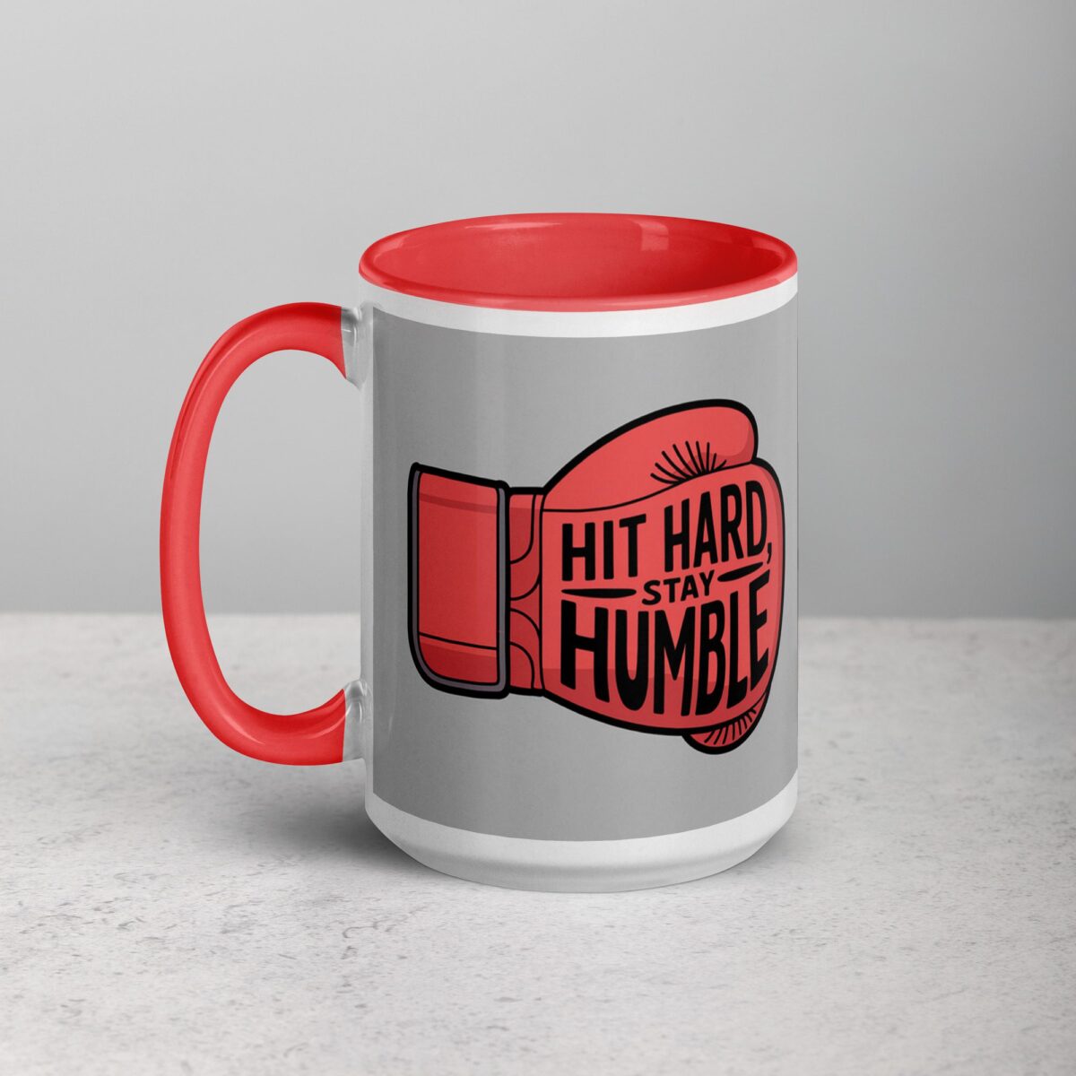 Hit Hard, Stay Humble Boxing Mug - Image 11