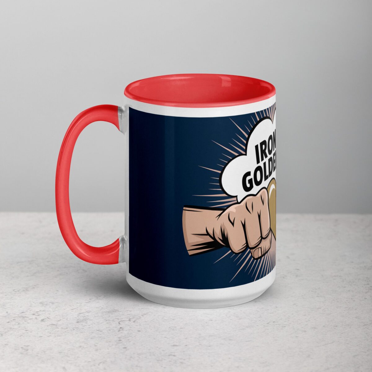 Iron Fists, Golden Heart Boxing Mug - Image 11