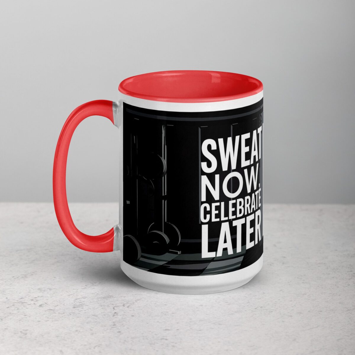 Sweat Now, Celebrate Later Boxing Mug - Image 11