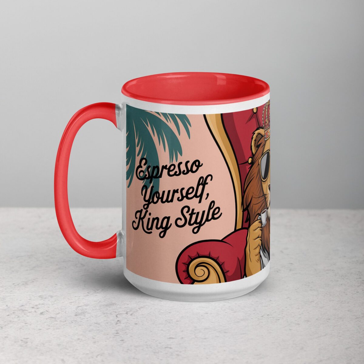 Espresso Yourself, King Style Lion Coffee Mug - Image 11
