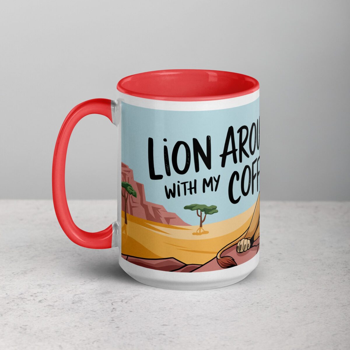 Lion Around with My Coffee Mug - Image 11