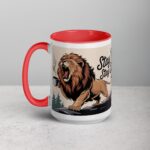 Stay Fierce, Stay Caffeinated Lion Coffee Mug - Image 11