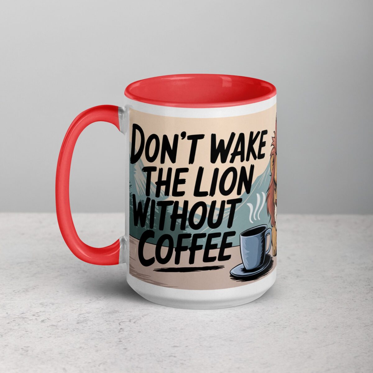 Don’t Wake the Lion Without Coffee Mug - Image 11
