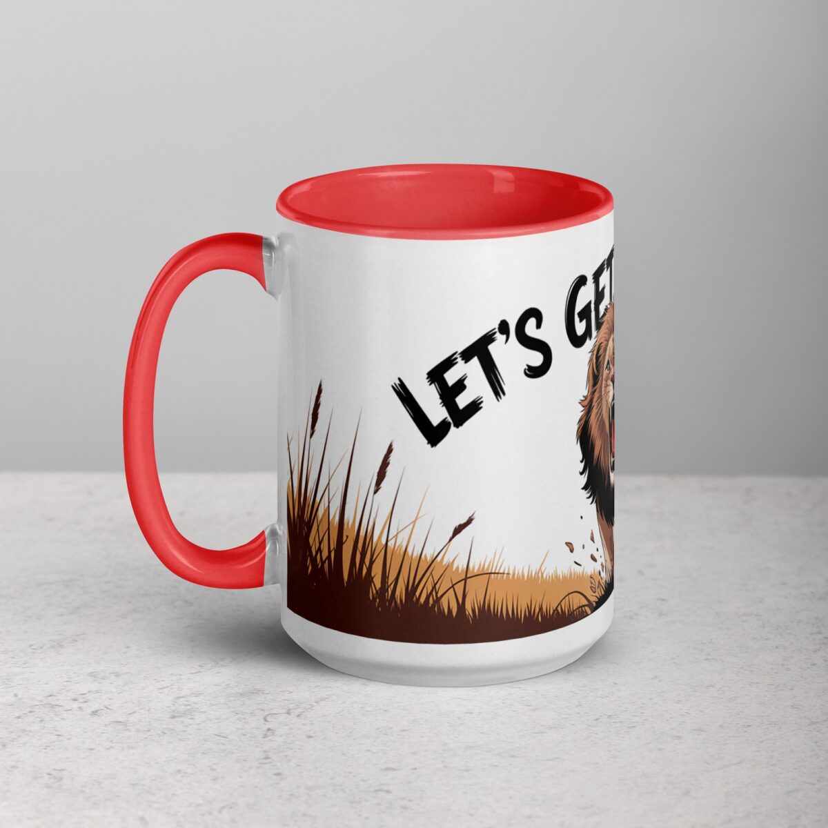 Let’s Get Roarin’! Lion Coffee Mug & Tea Cup - Image 11
