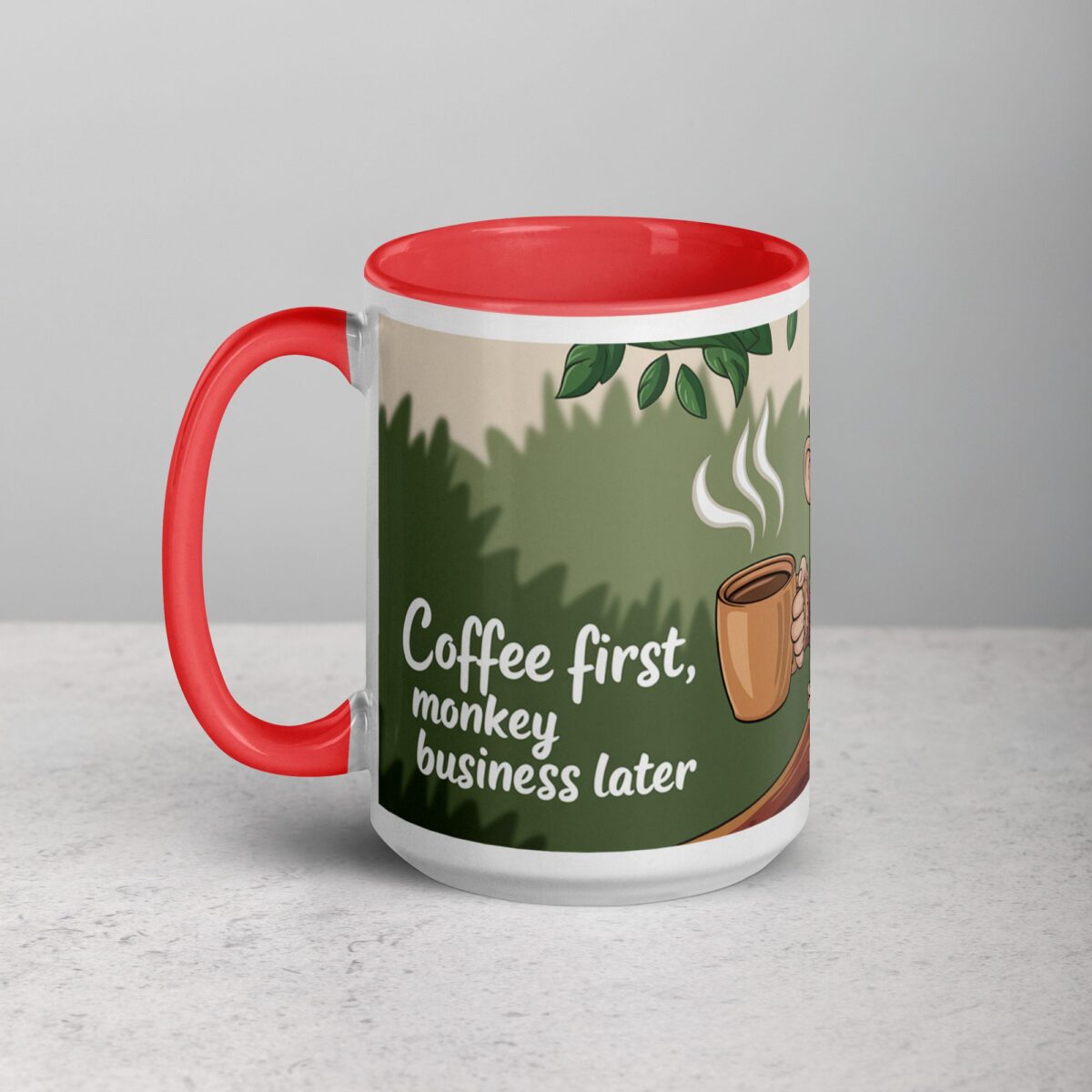 Coffee First, Monkey Business Later Mug - Image 11