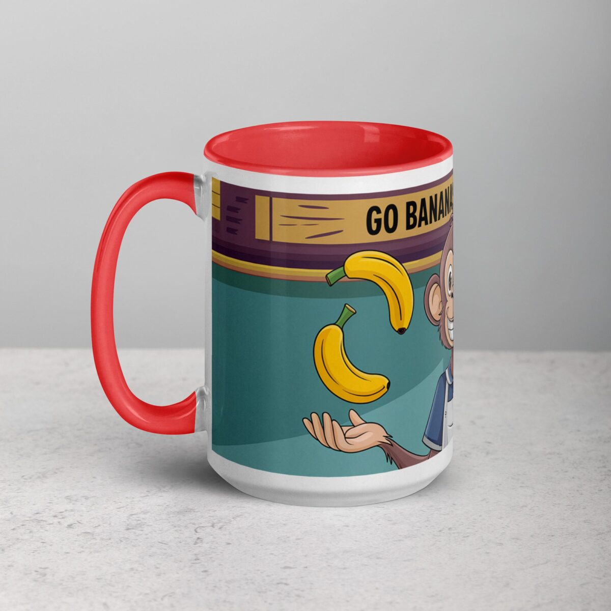 Go Bananas for Coffee Monkey Mug - Image 11