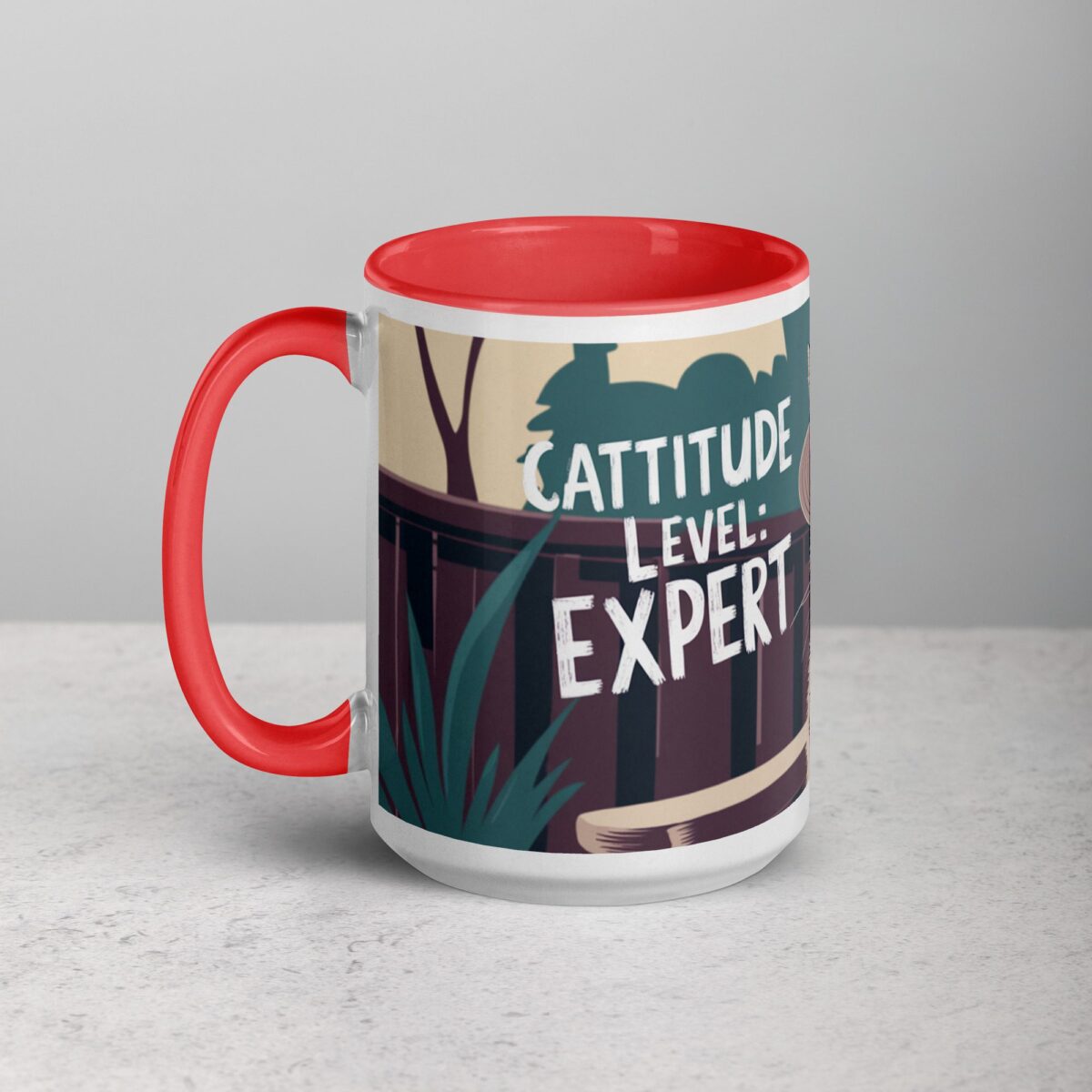 Cattitude Level: Expert Coffee Mug - Image 11