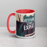 Cattitude Level: Expert Coffee Mug - Image 11