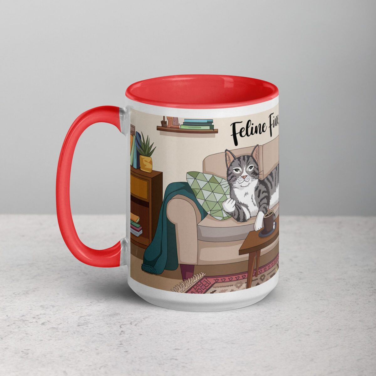 Feline Fine, One Sip at a Time Cat Mug - Image 11