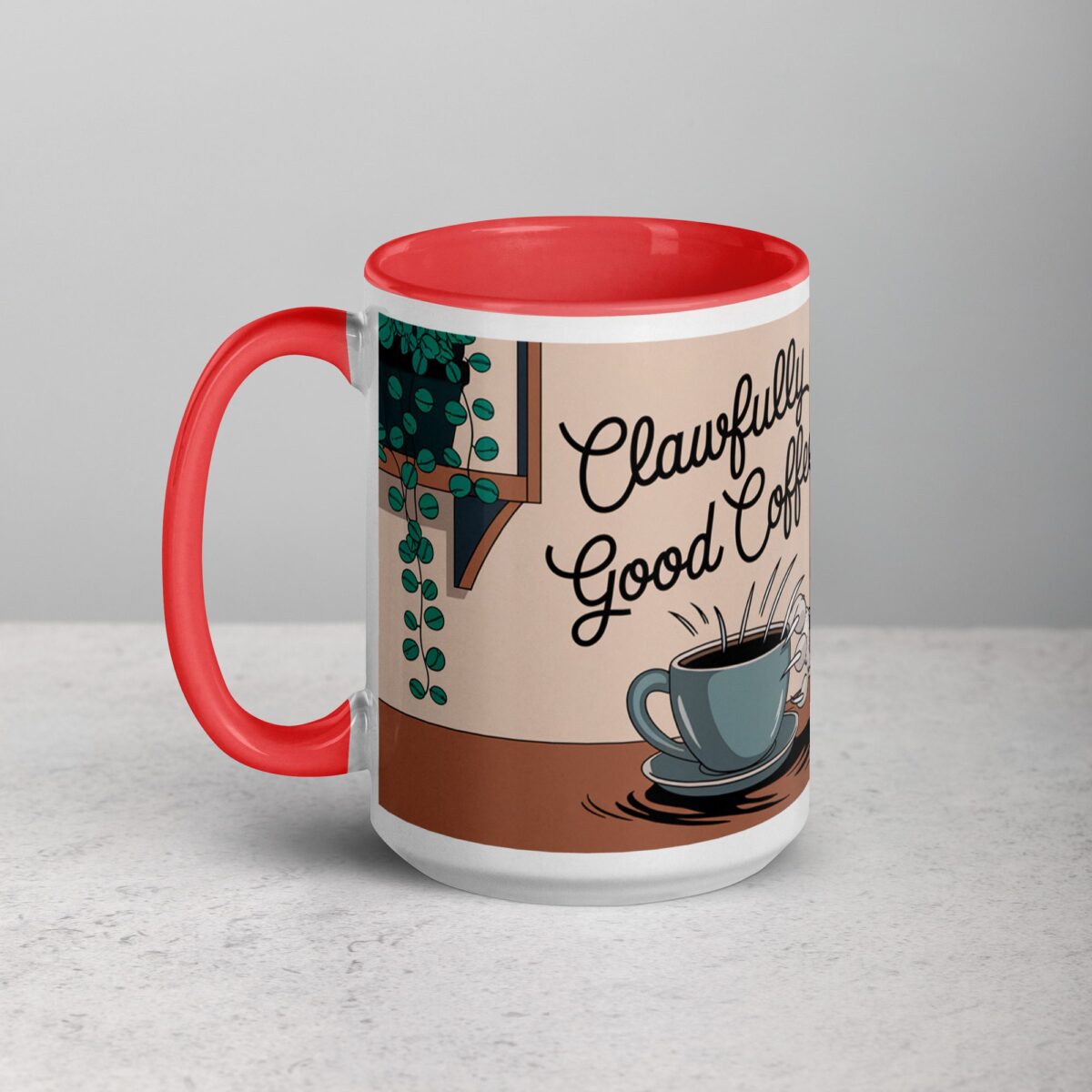 Clawfully Good Coffee Cat Mug - Image 11