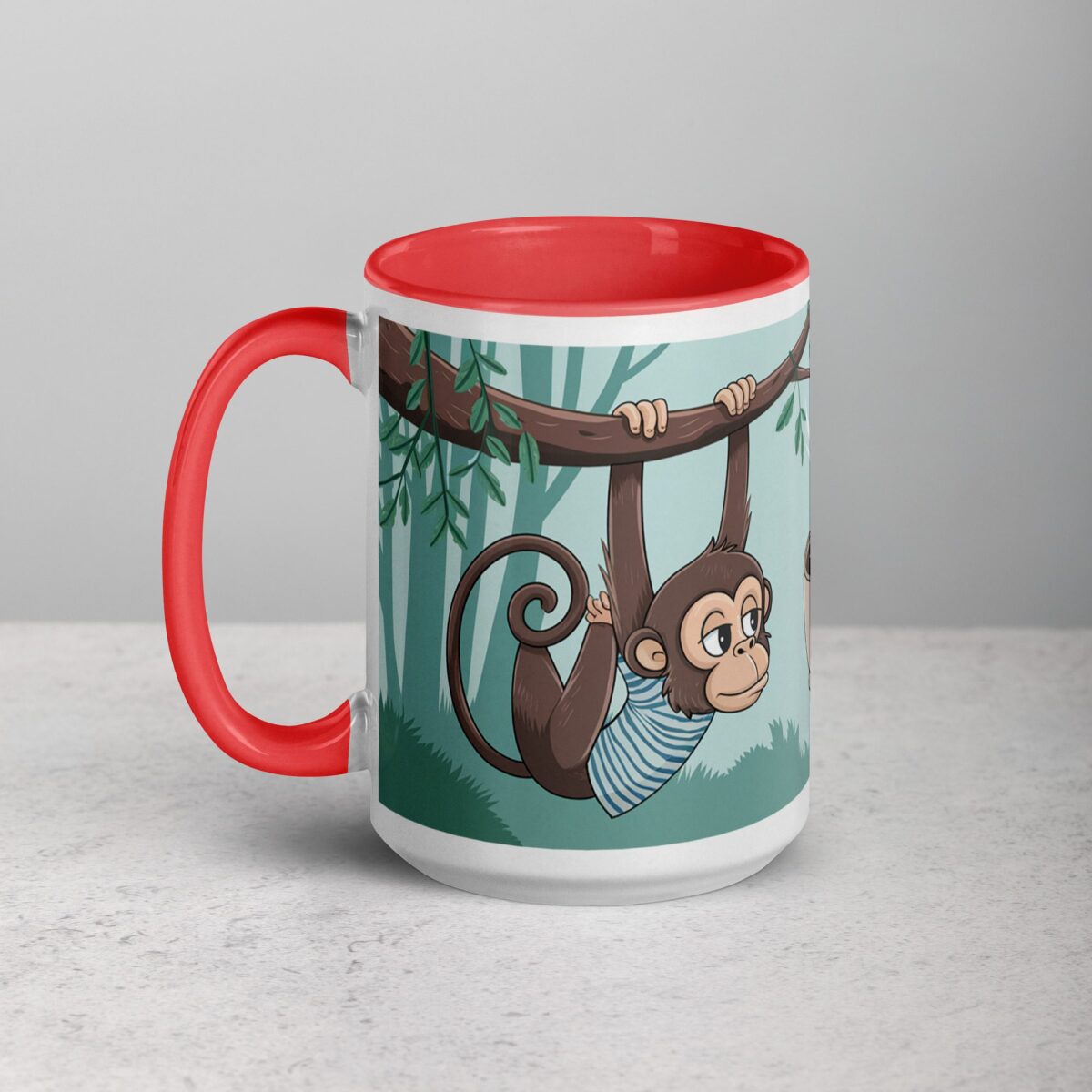 Hang in There, Coffee’s Coming! Monkey Mug - Image 11