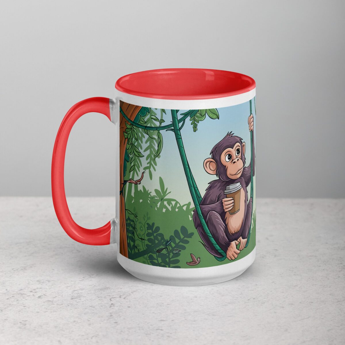 Caffeine? That’s My Daily Swing Monkey Mug - Image 11
