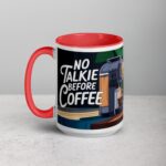 No Talkie Before Coffee Cat Mug - Image 11