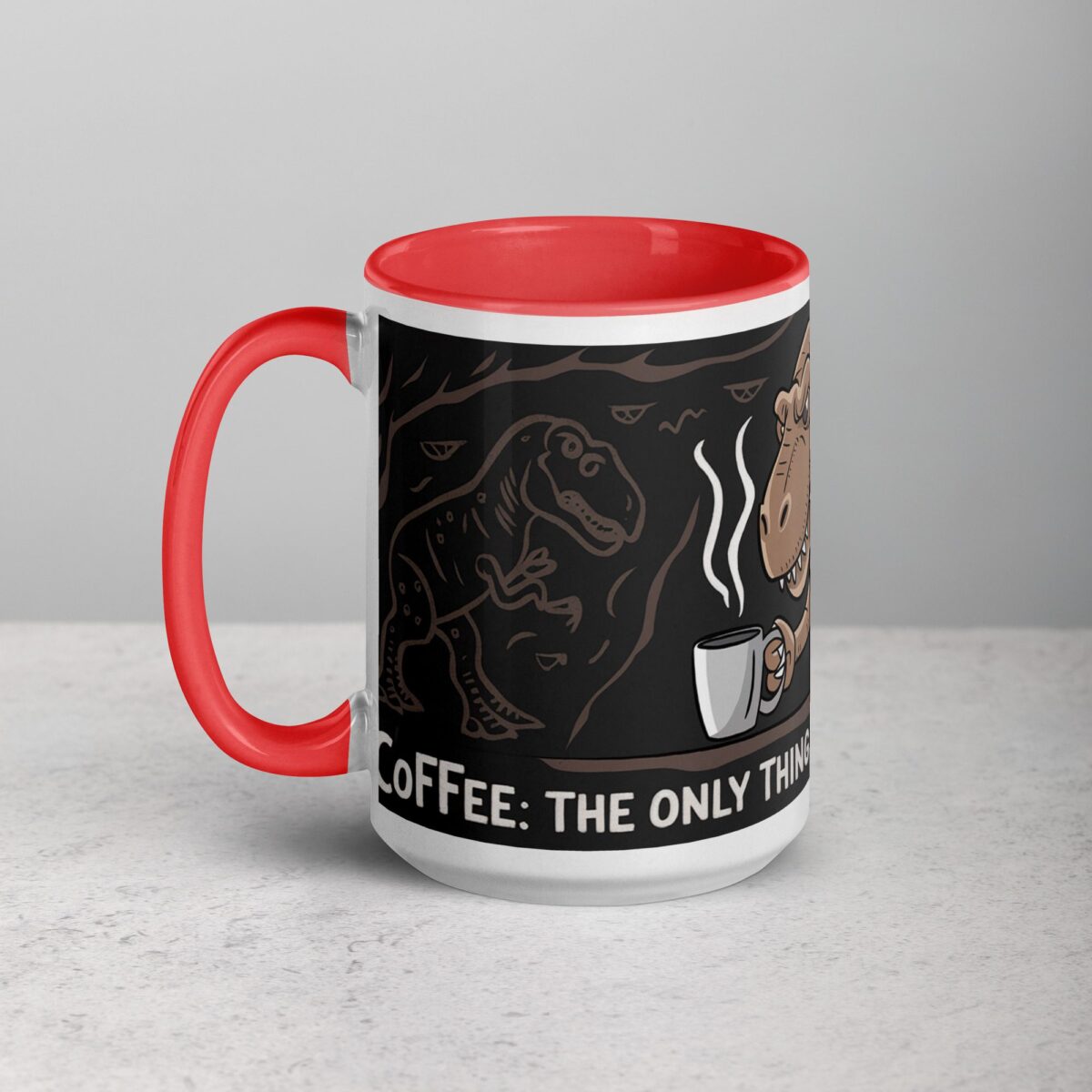 Coffee: The Only Thing Older Than Dinosaurs Mug - Image 11
