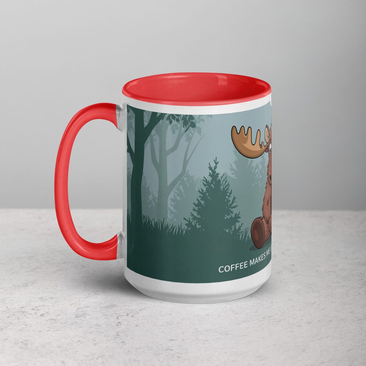 Coffee Makes Me Less of a Moose-ter Mug - Image 11