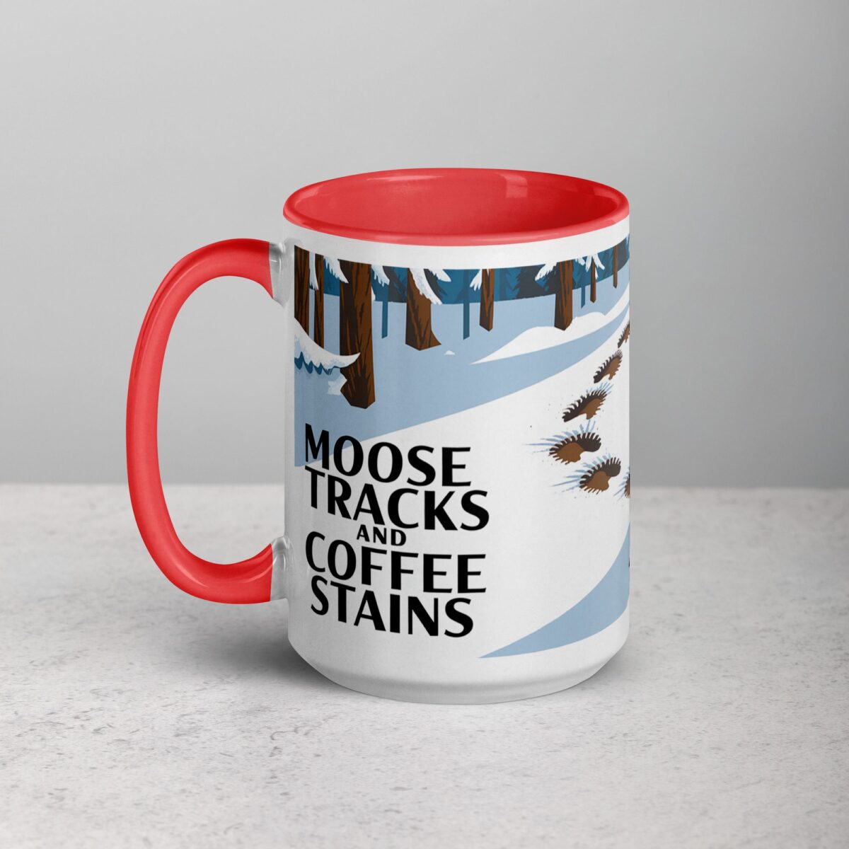 Moose Tracks and Coffee Stains Mug - Image 11