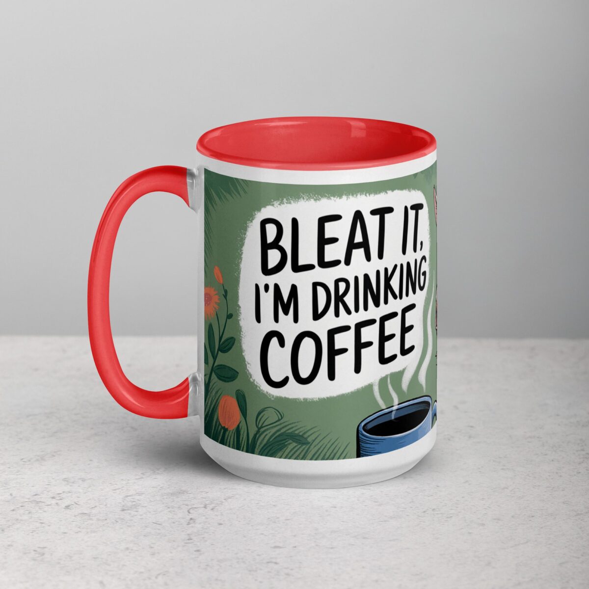 Bleat It, I’m Drinking Coffee Goat Mug - Image 11