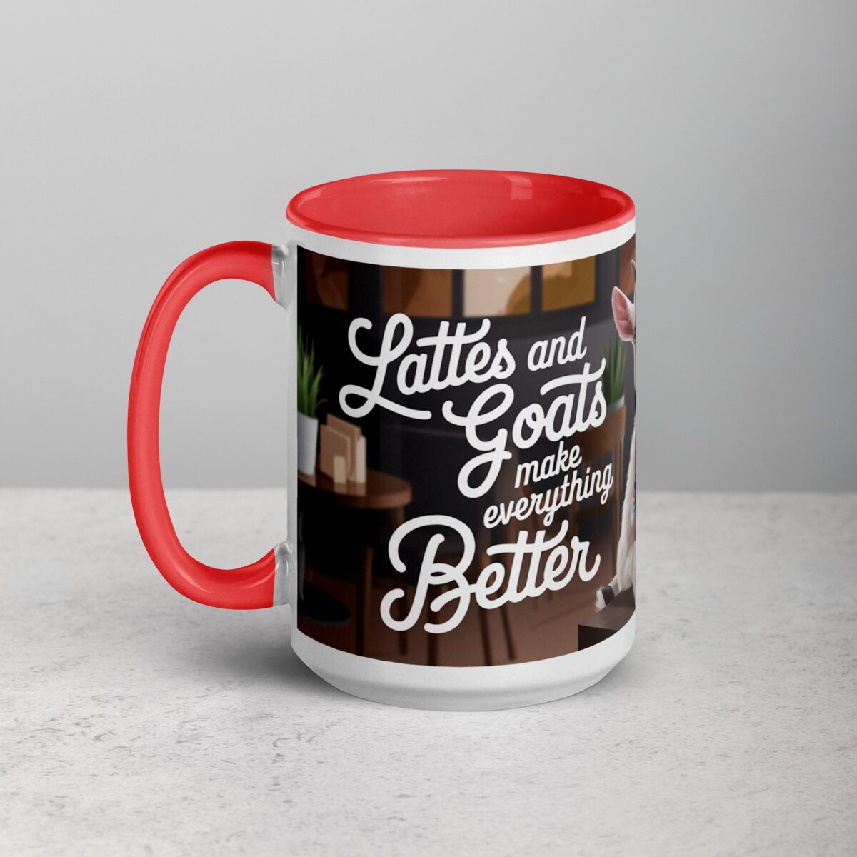 Lattes and Goats Make Everything Better Mug - Image 11