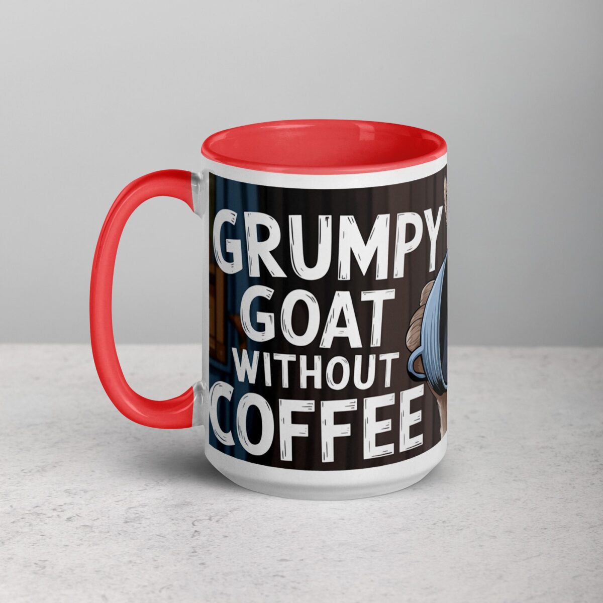 Grumpy Goat Without Coffee Mug - Image 11