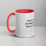 Time to Google ‘How to Motivate Humans Boss Mug - Image 11