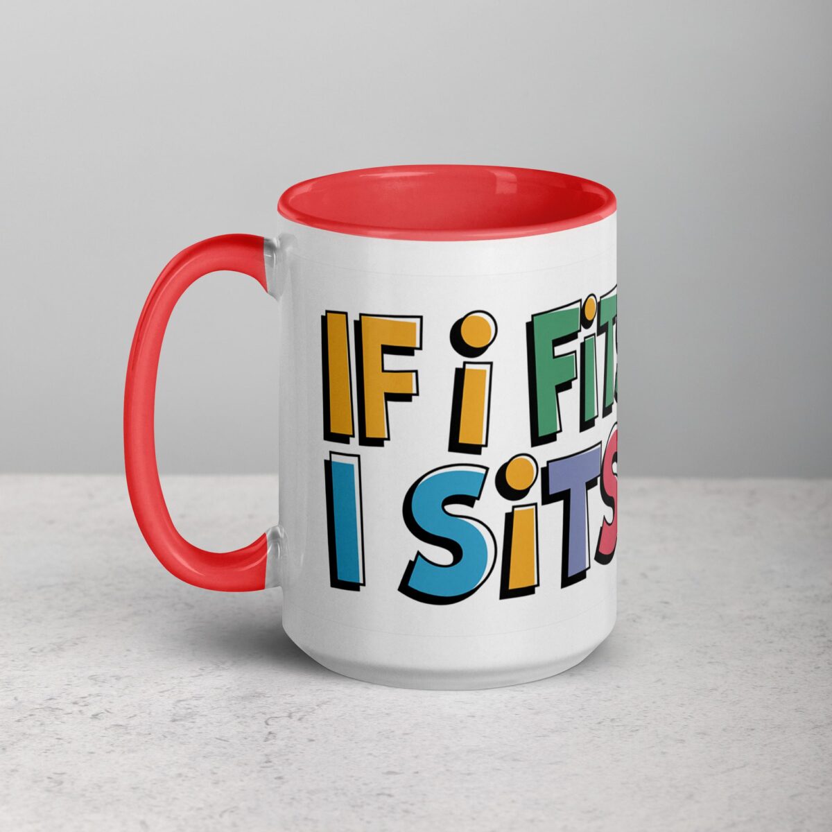 If I Fits, I Sits Cat Coffee Mug & Tea Cup - Image 11
