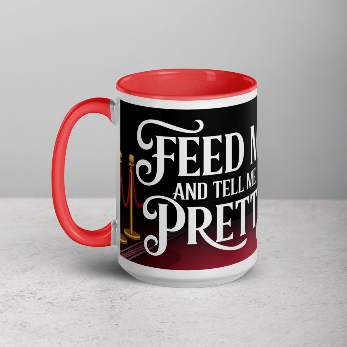 Feed Me and Tell Me I’m Pretty Cat Mug - Image 11