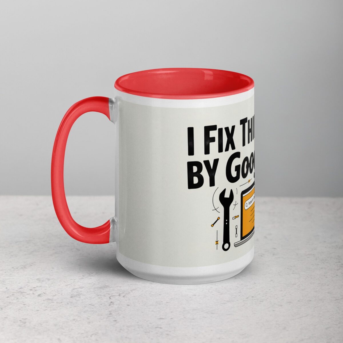 I Fix Things... By Googling It Dad Coffee Mug - Image 11