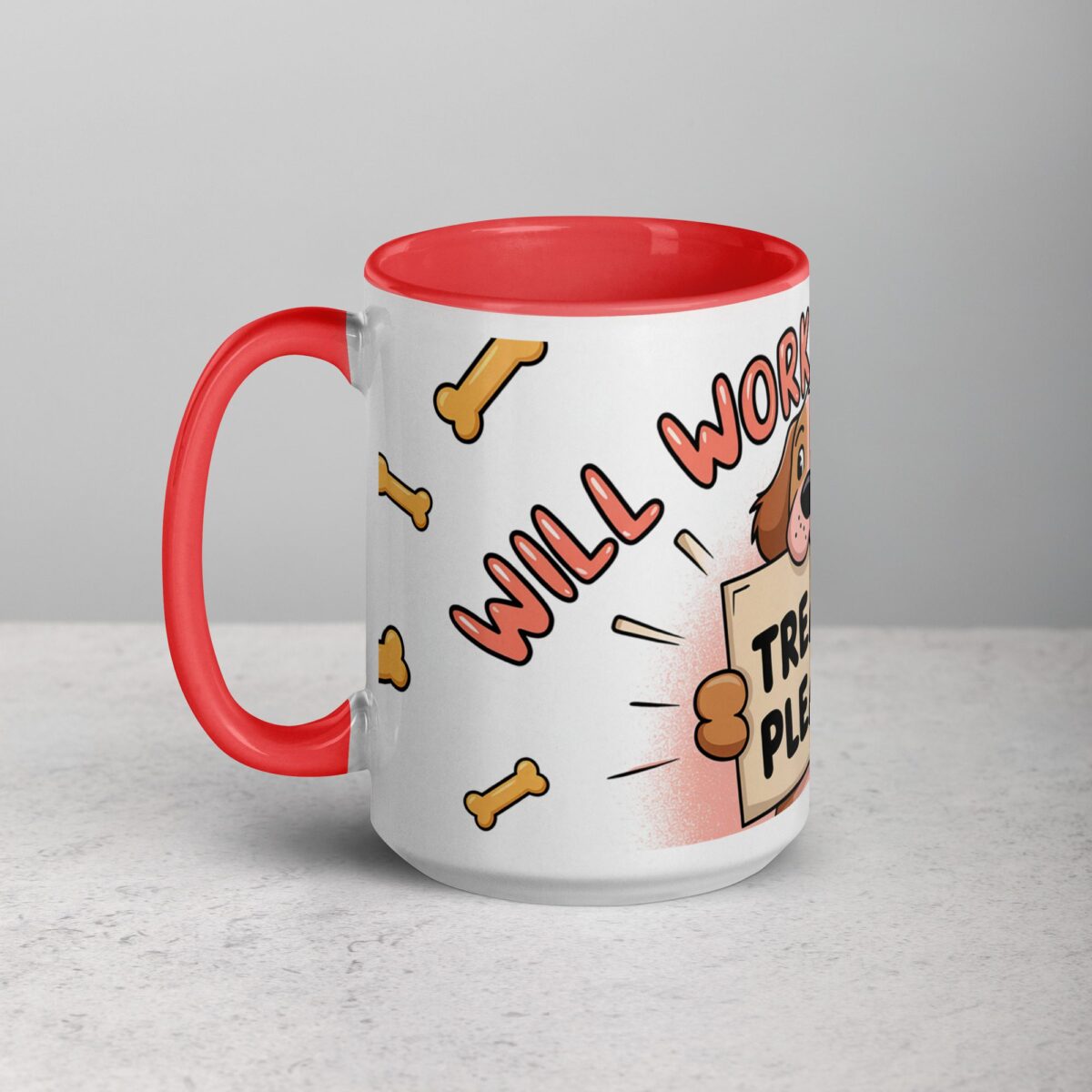 Will Work for Treats Dog Coffee Mug - Image 11