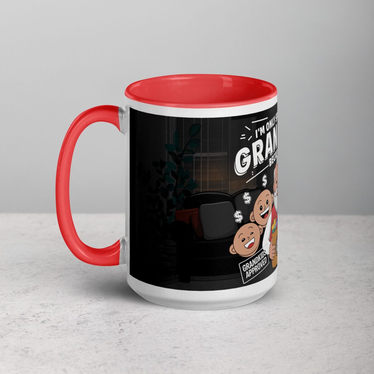 I’m Only Spoiling the Grandkids Because I Can Grandad Mug - Image 11