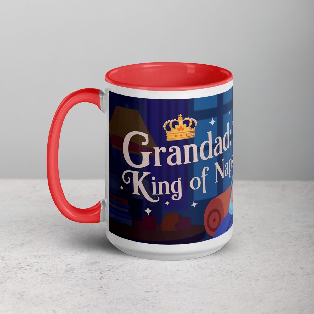 Grandad: King of Naps Coffee Mug - Image 11