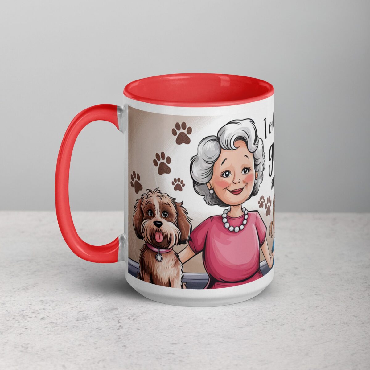 I Only Spoil Grandkids and Granddogs Coffee Mug - Image 11